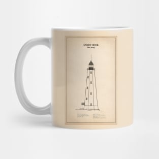 Sandy Hook Lighthouse - New Jersey - SD Mug